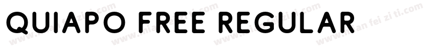 Quiapo Free Regular字体转换